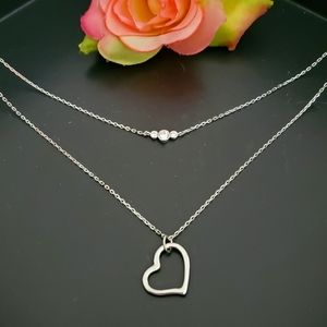 NEW Timeless Floating Heart Lariat Necklace